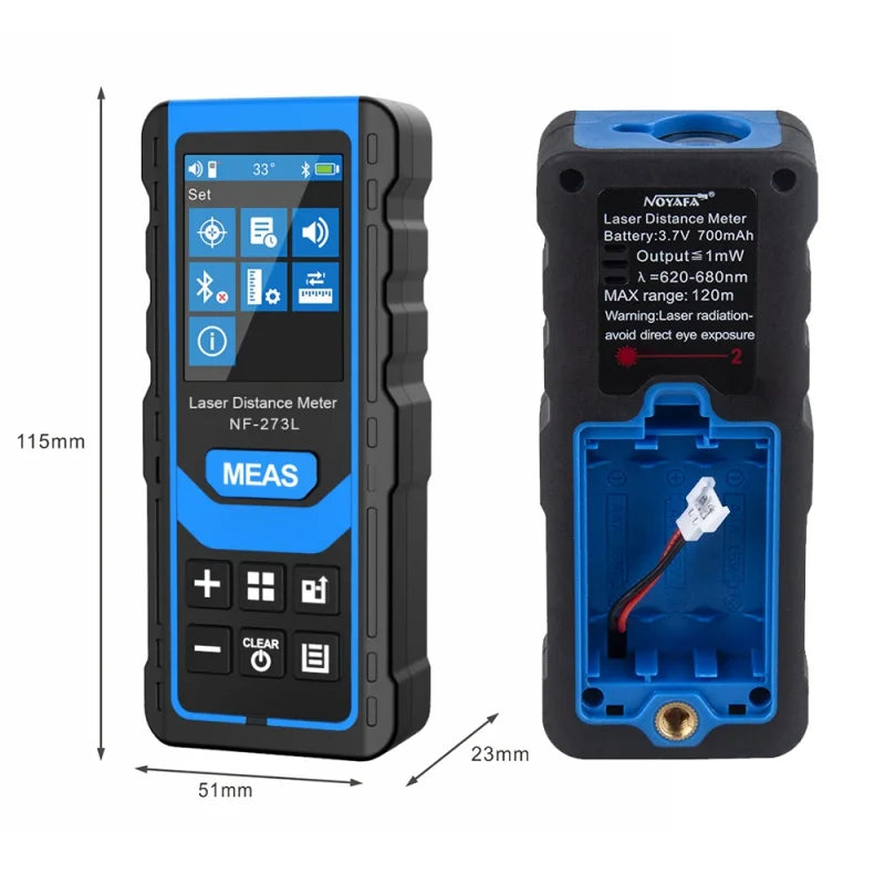 Laser Rangefinder NF-273L Smart Laser Distance Meter Electronic Roulette Digital Ruler Tape Range Finder measure tool