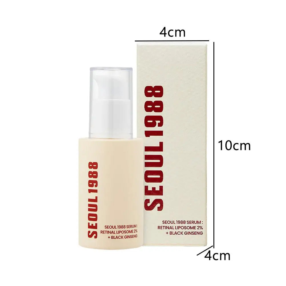 Seoul 1988 Moisturizing Eye Cream Niacinamide Retinoic Acid Ginseng Essence Firm Cream Lighten Fine Lines Deep Care Essence Set