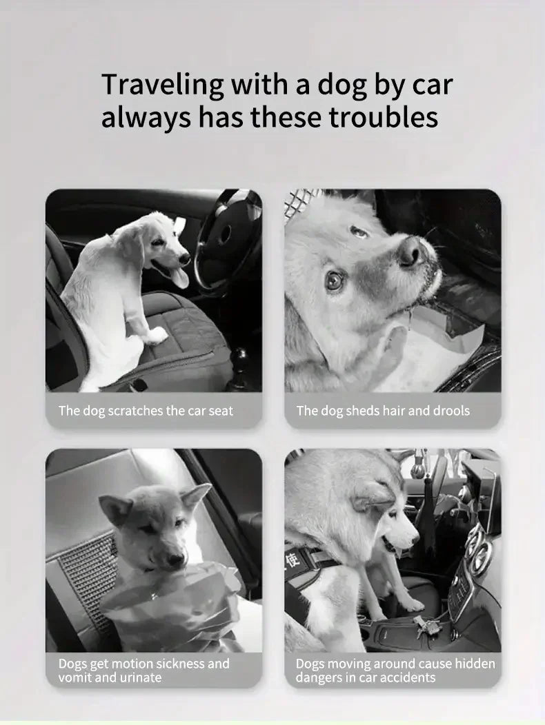 Durable Polyester Auto Trunk Mat for Pets - Non-Slip, Scratch-Resistant, Easy-Clean Mat for SUVs and Cars, Pet Safety Mat
