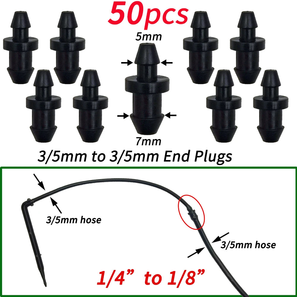 Irrigation 2L/4L/8L Steady flow dripper with 4-way cross Connector Agriculture Drip water irrigation Drip arrow connector 20Sets