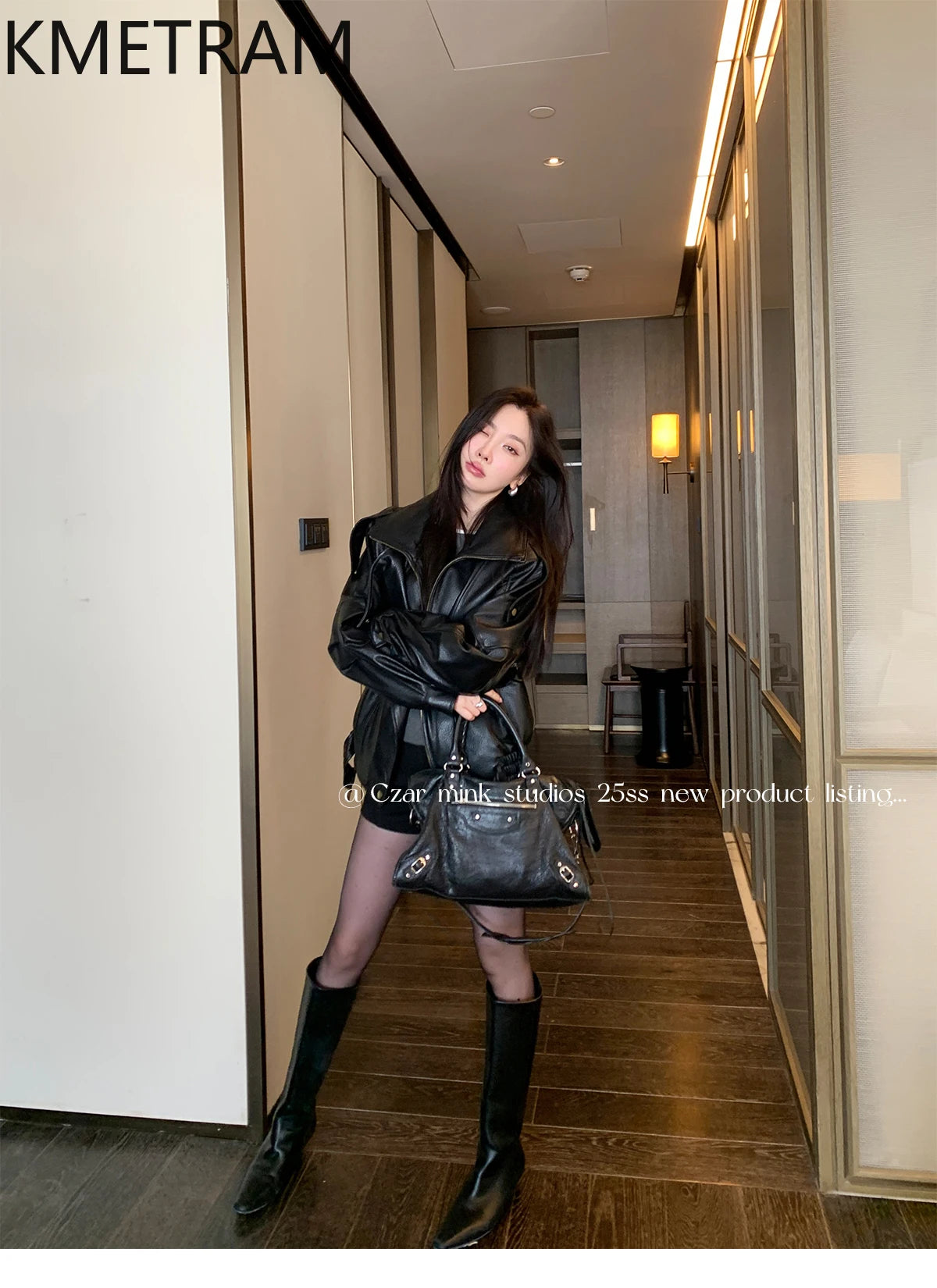 100% Real Sheepskin Jacket Woman Brown Biker Genuine Leather Jackets High Quality Outerwears Fall Clothes 2025 Women дубленка