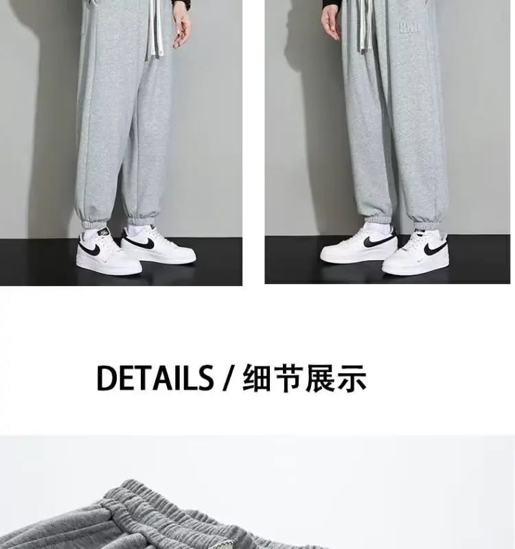 Men's Trousers Casual Trousers Loose Popular Sports Pants Versatile Casual Pants for Boys
