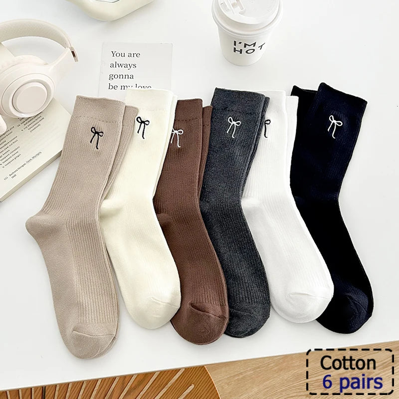 3/5/6 Pairs  Cotton Outdoor Sports Socks, Sweat Absorbing and Odor Resistant Cotton Running Basketball Socks, Trendy Socks