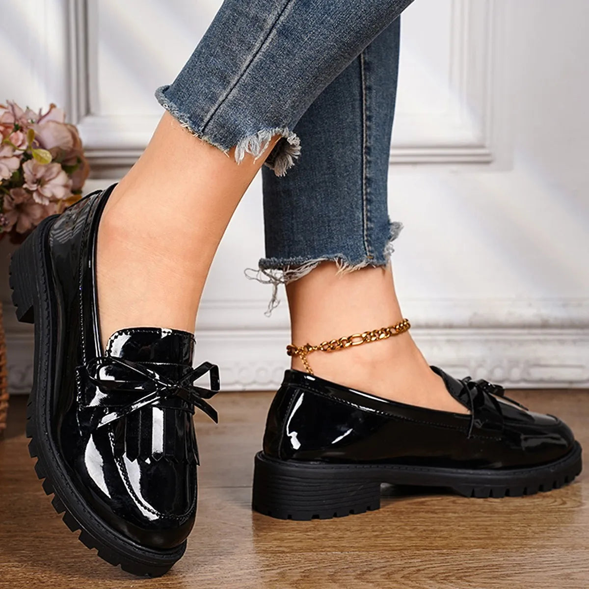 Comemore Women Flat Oxford Shoes Soft Leather Sneakers Low Medium Heeels Pumps Slip on Loafers Summer Footwear for Woman Zapatos