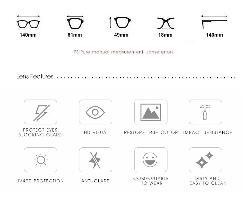 Vintage Polarized Sunglasses Men Women Fashion Square Retro Driving Fishing Luxury Brand Designer Sun Glasses UV400 Eyewear