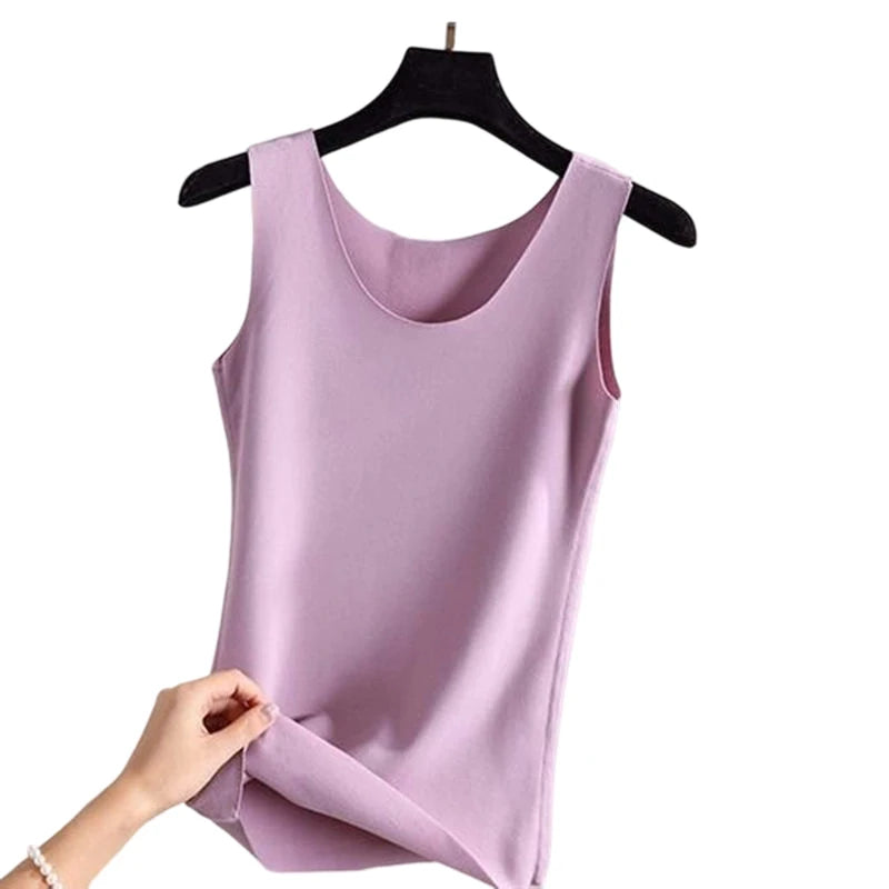 Thermal Underwear Vest Thermo Lingerie Woman Winter Clothing Comfortable Warm Top Inner Wear Thermo Shirt Ladies Undershirt New