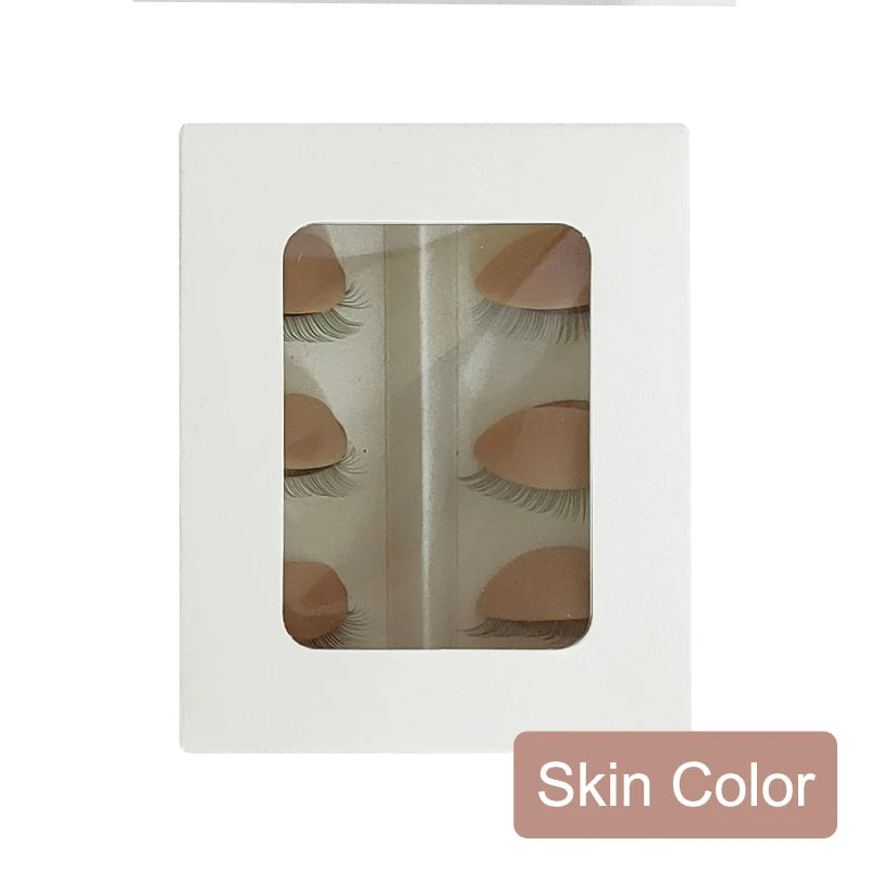 Makeup Accessories Mannequin Head For Eyelash Extension With Practice Silicone Removable Replacement Cosmetic Model Supplies
