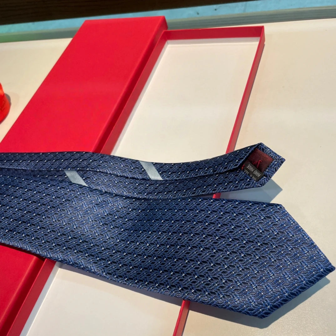 Luxury Brand Handmade Men's Neck Ties 100% Silk Ties Twill F Style High-End Business Formal Bows Ties Holiday Christmas Gifts