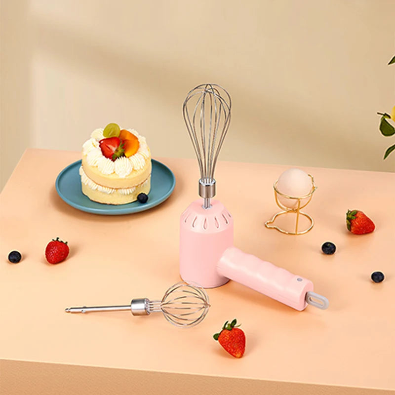 Portable Electric Food Mixer Wireless Hand Blender 3 Gear Speeds High Power Dough Blender Egg Beater Baking Kitchen Mixer Tools