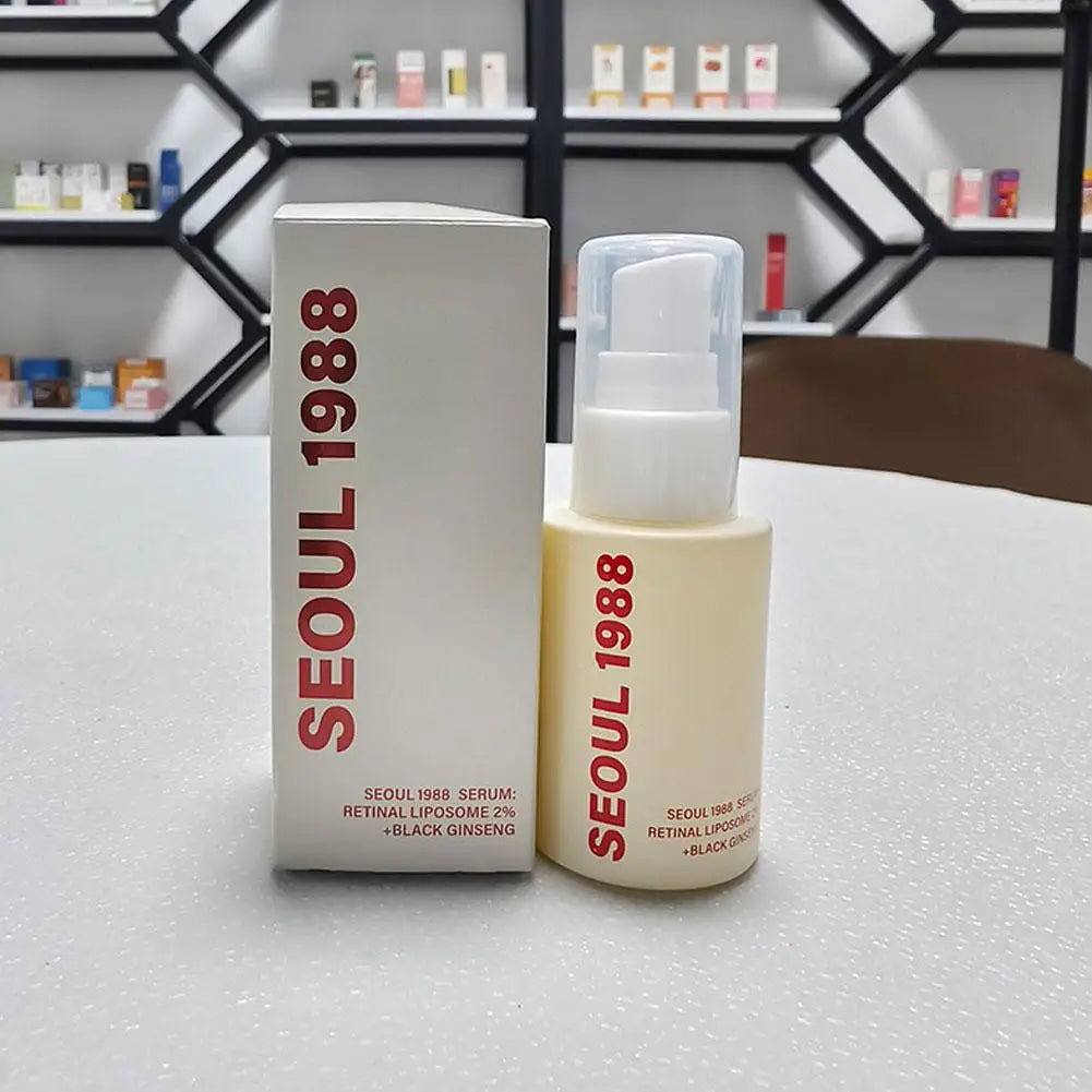 Seoul 1988 Care Set Eye Cream Facial Cleanser Snail Mucin Cream Retinol Firming Cream Ginseng Niacinamide Essence skincare set
