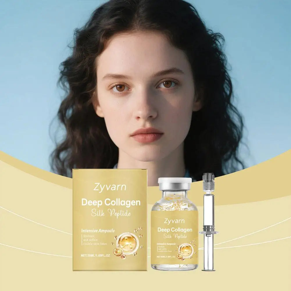 Multi Effect Care Ampoule Essence Collagen Silk Peptide Skin Brightening Essence Moisturizing & Repairing Essence Skin Care