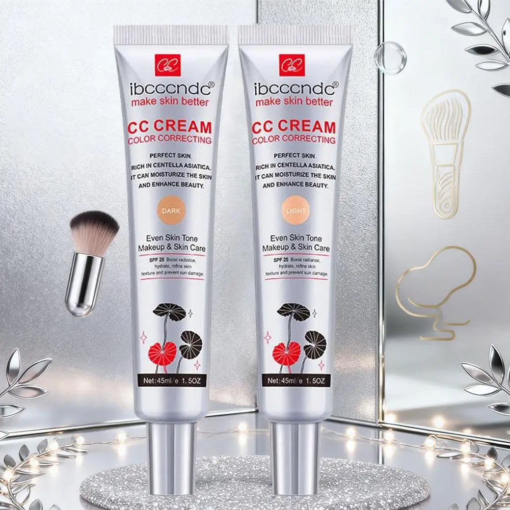Centella Asiatica CC Cream Oil Controlling Moisturizing LongLasting Concealing Sun Protecting Skincare Perfect Makeup Primer
