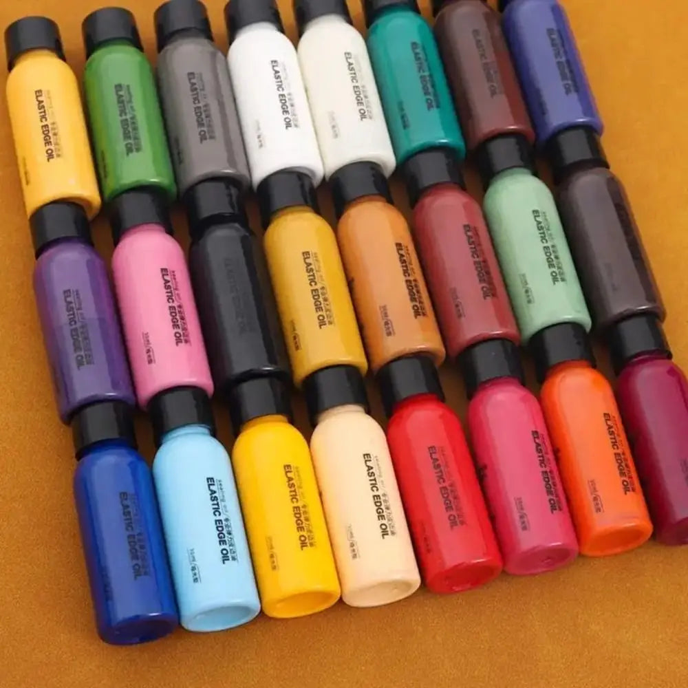 30ml Leather Edge Paint Oil Dye Dressing Color Coats Leather Edge Oil Finish Finishing Agent Colorful Leather Shoe Edges Pigment
