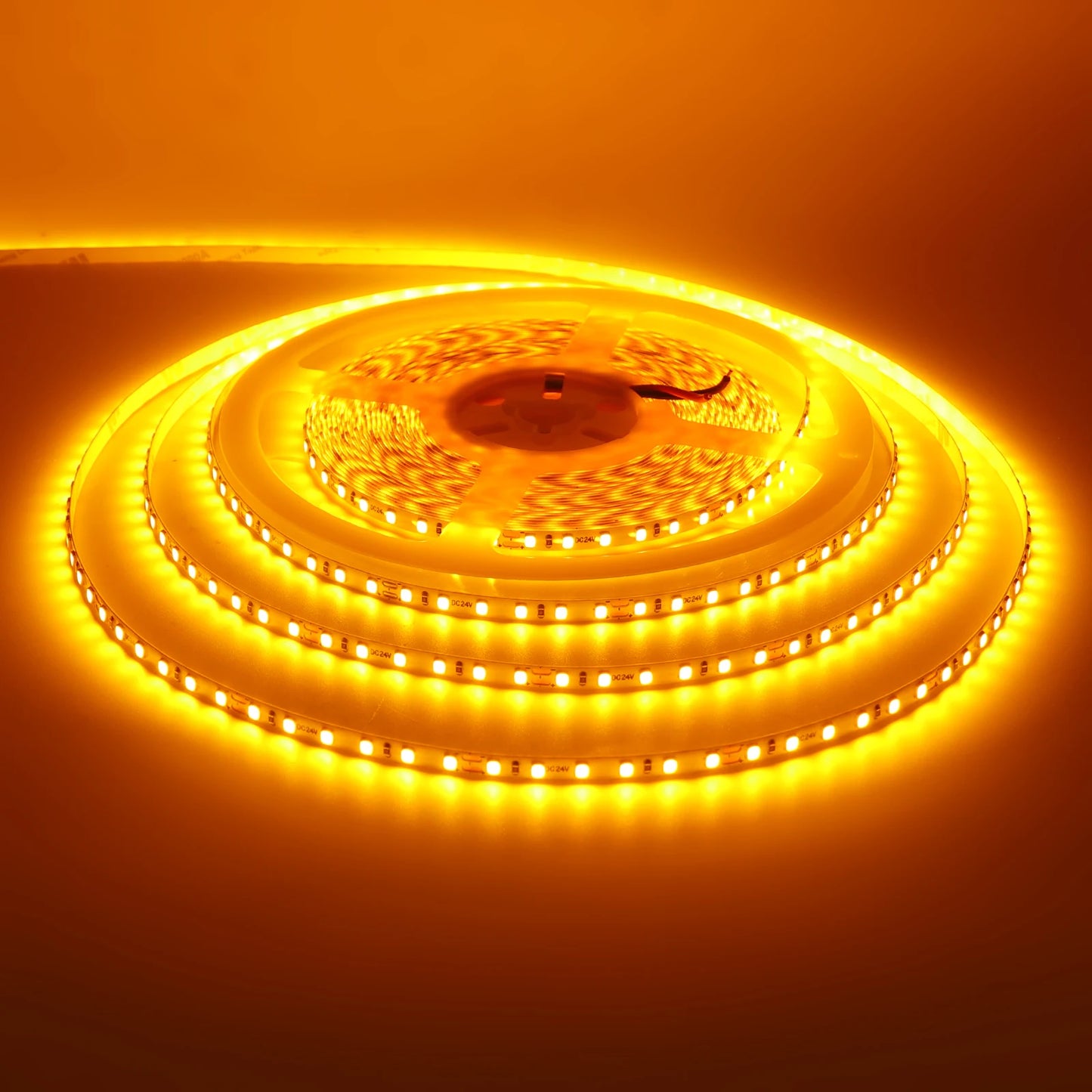LED Strip 5mm 12V 24V 120LEDs/m Warm White Yellow Red Green Ice Blue Pink Purple Not Waterproof Flexible Tape for DIY Room Decor
