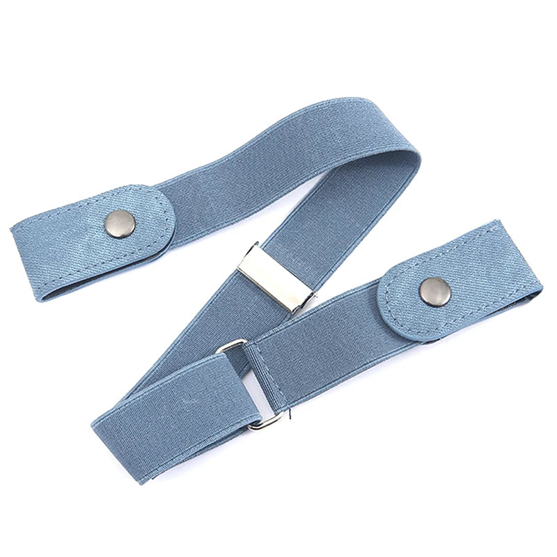 Buckle-Free Waist Belt For Jeans Pants,No Buckle Stretch Elastic Waist Belt For Women/Men,No Hassle Belt