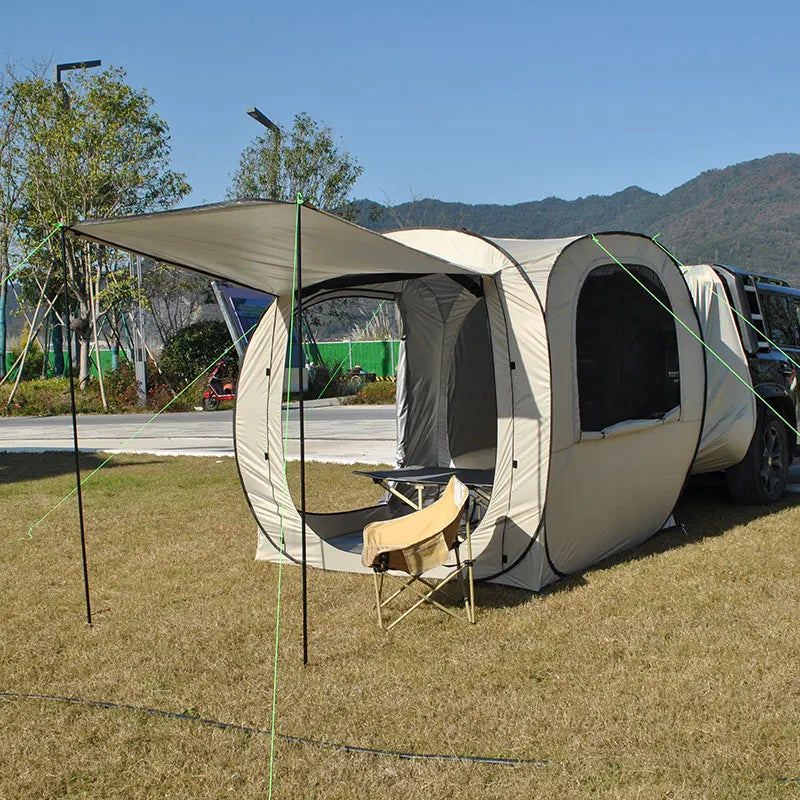 Car Rear Automatic Tent, Car Tailgate Tent,Pop Up Car Rear Tent, SUV Tents Car Tents for Campers Multipurpose Truck Tent