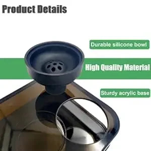 Rectangle Hookah Smoking Pipe Set Shisha Narguile Complete with Remote LED Light Shisha Bowls Charcoal Rack Smoking Accessories
