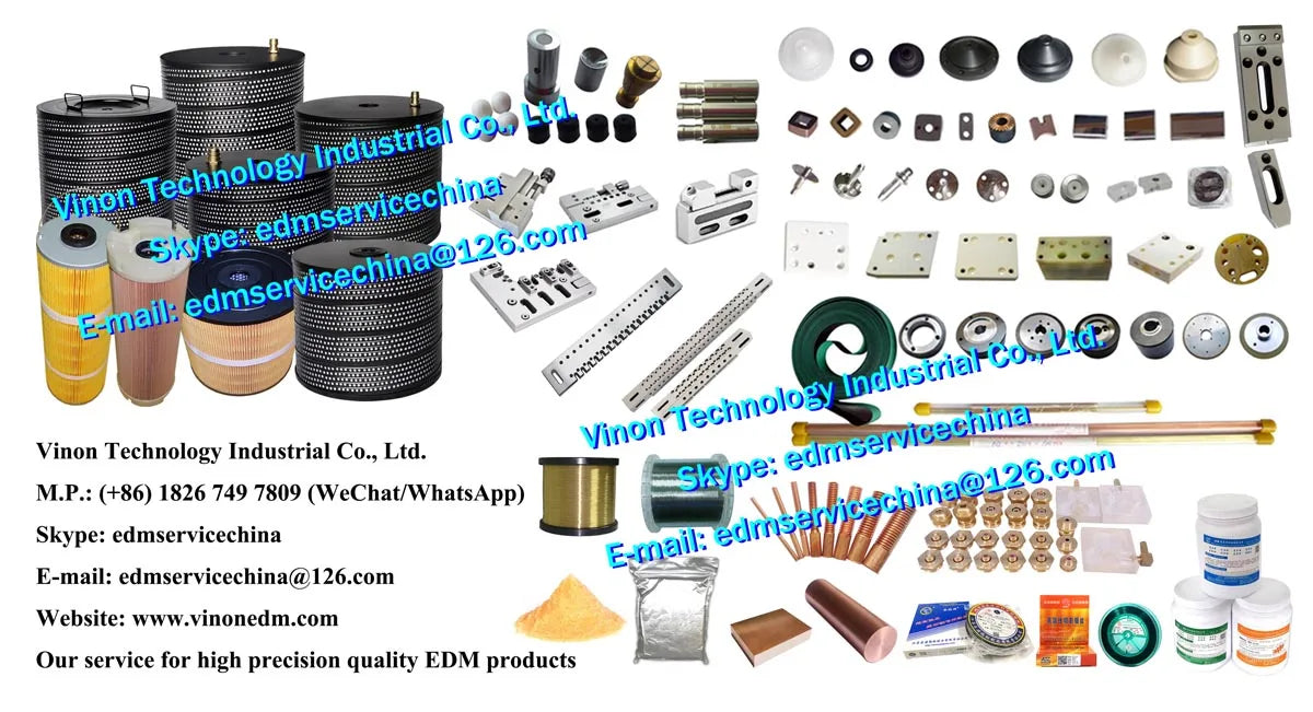 Water Tank Filter Set used for Medium Speed Wire Cutting Machines. Multi Layer Filter, Thickened Cover, Filter powder iron dust