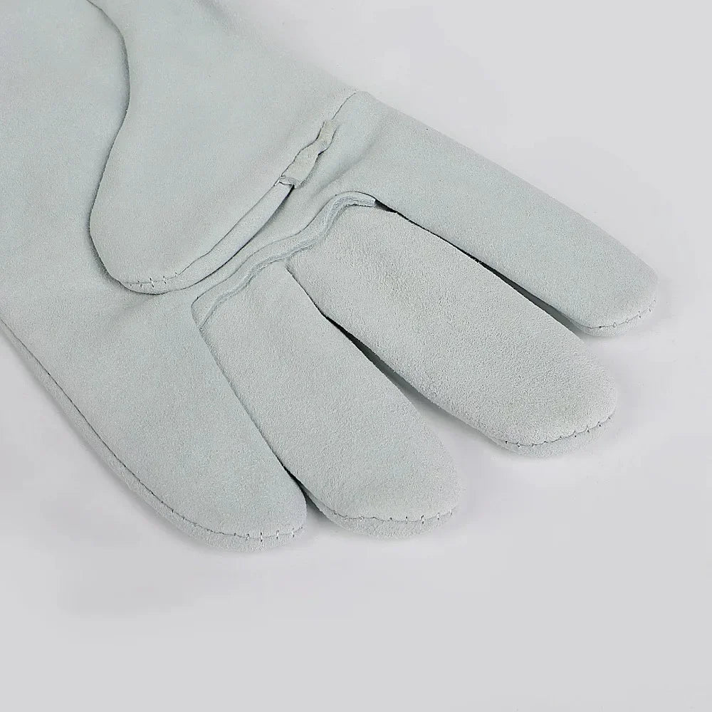 Work Gloves Sheepskin Leather Workers Work Welding Safety Protection Garden Sports Motorcycle Driver Wear-resistant Gloves