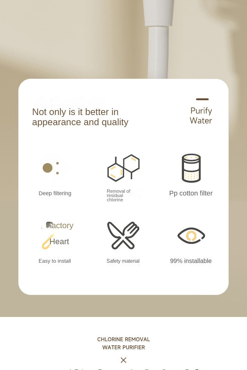 Water Outlet Purifier Kits Universal Faucet Filter Kitchen Bathroom Shower Household Filter PP Cotton High Density Filter
