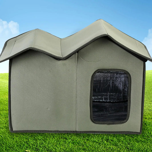 Cat House Waterproof Outdoor Winter Warm Pet Cat Cave Sleeping Beds Tent Home Washable For Pet Small Dog Puppy Temporary Shelter