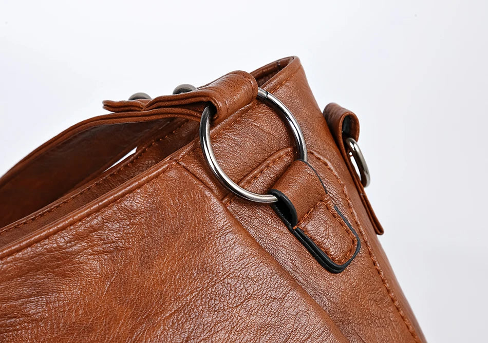 Fashionable Simple Handbag Famous Luxury Designer Women Tote Bag High Quality Soft Leather Large Capacity Women's Shoulder Bags