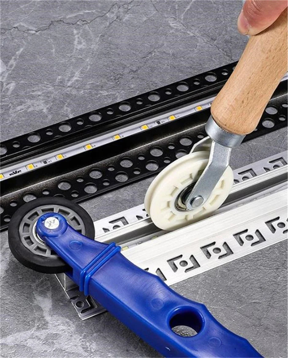 LED Light Strip Installation Roller Tool for 6mm/8mm/10mm COB SMD  Linear Aluminum LED Profile Hard Bar Light Fixture Baseboard