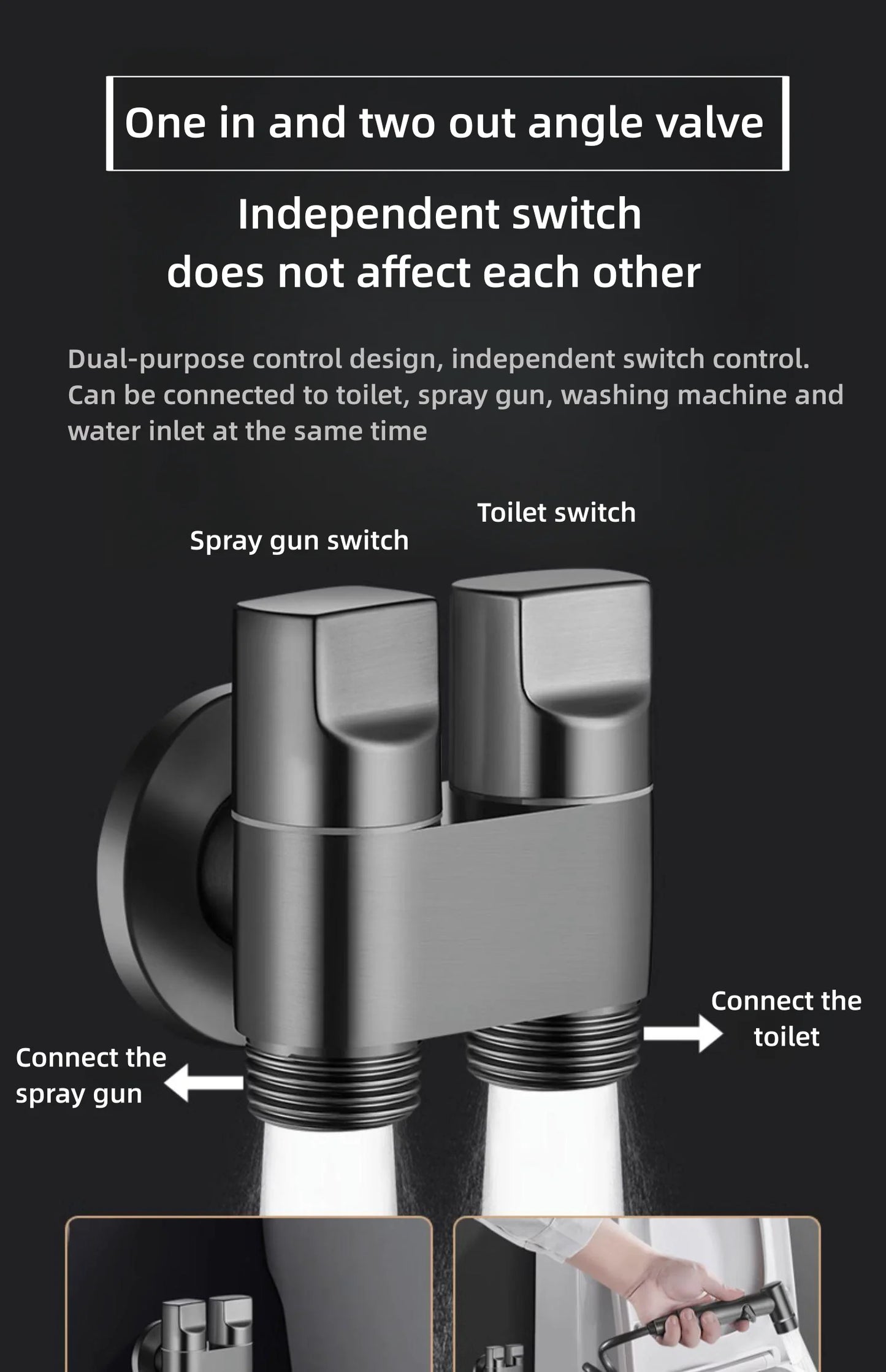 Bidet Spray Set Water Jet High Pressure Handheld Bidet Sprayer Toilet Cleaning Hygienic Shower for Bathroom Accessories