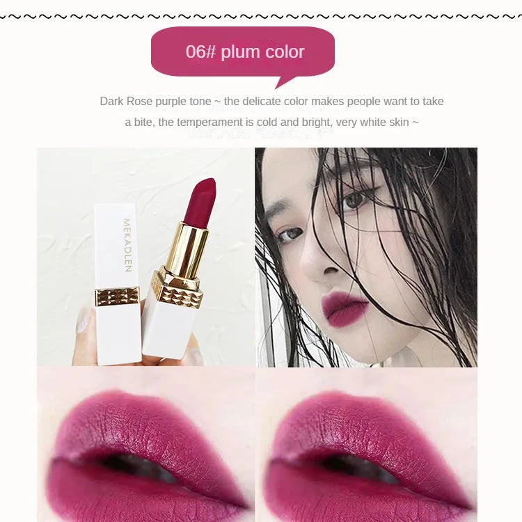 Lavender Purple Lipstick Rose Purple Grape Purple Rose Red Lipstick  Pink Makeup Cosmetic