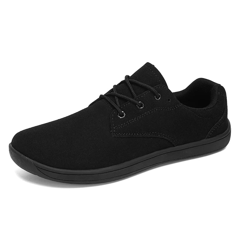 Barefoot Men's Sneakers With Wide Toe Nose Feet Minimalist Cow Suede Leather Upper Casual Man Shoes Footwear For Woman