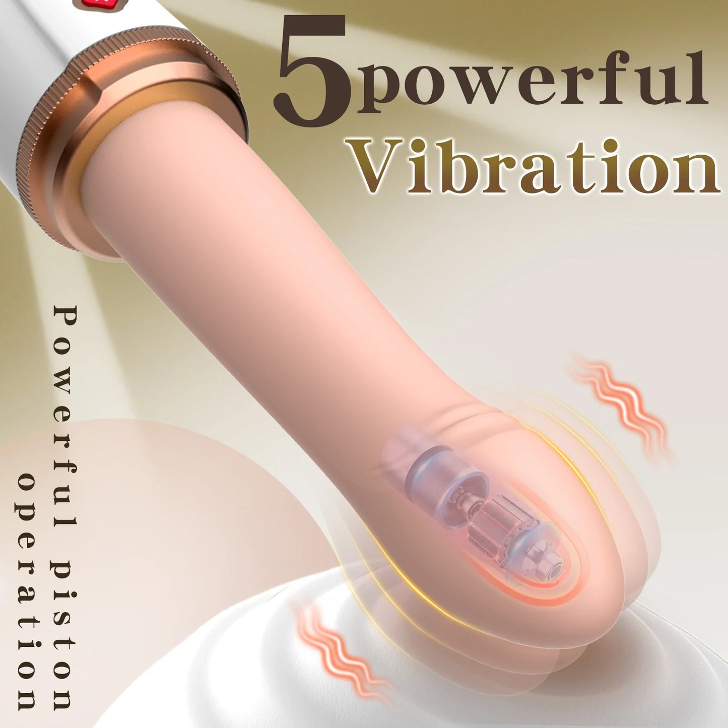 Thrusting Massager, Sex Toy, Vibrator, Adult Toy, Realistic Suction Cup Massager, G-Spot and Anal Adult Toy, Suitable for Couple