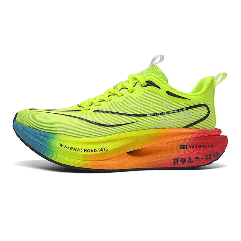 Running Shoes Men High Quality Full Palm Carbon Plate Cushion Professional Training Shoes Lightweight Wear-Resistant Sneakers