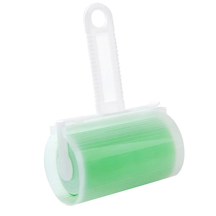 Water-washable Roller with Cover, Portable Clothes, Carpet Sheets, Wool-absorbing and Dust-adhering Roller Household  Tools