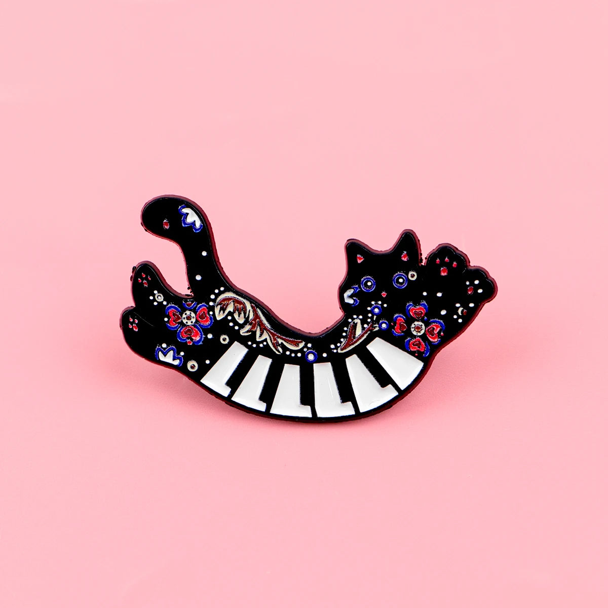 Autism Quotes Enamel Pins ADHD Brooches Black Cat Badge Lapel Pin For Backpack Clothes Accessories Medical Jewelry Birthday Gift