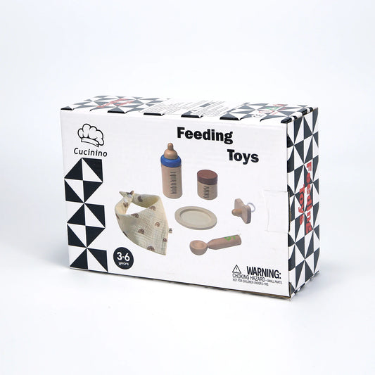 Baby Doll Feeding Set Early Learning Pretend Play Baby Doll Bottles Toy for Children Preschool Age