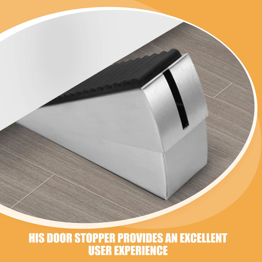 Heavy Duty Wedge Door Stop Anti Wind For Garage Steel Doors Sliding Stoppers Security Keep Open Door Holder Door Blocker Door