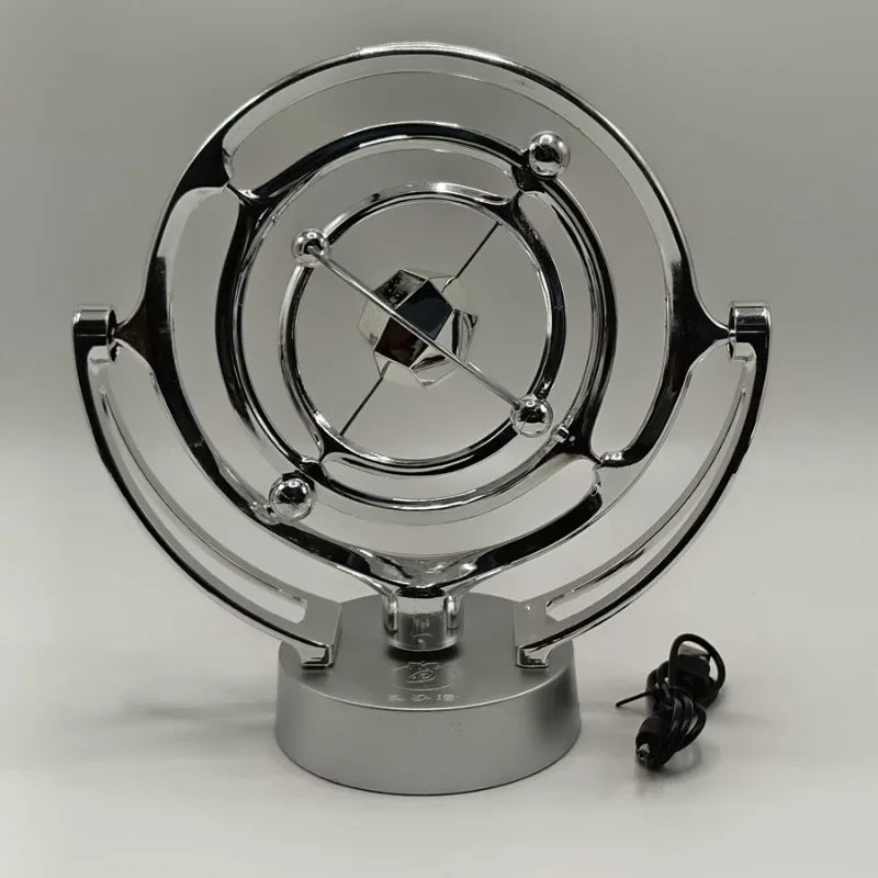 Rotating Magnetic Wobbler Earth Perpetual Motion Desktop Model Celestial Orbit USB Decor Ornament Unique Planetarium Track Gift