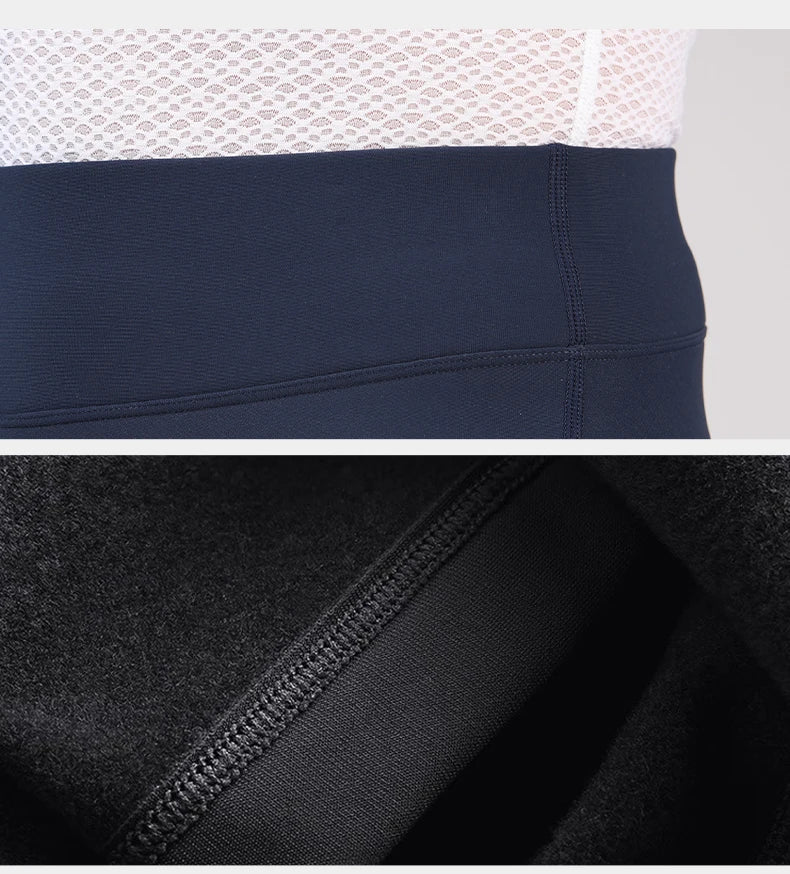 Cycling Pants Padded Man Winter Warm Fleece Bicycle Pant Leggings for Men Bike Riding Trousers Tights Clothing for 5-15 degrees