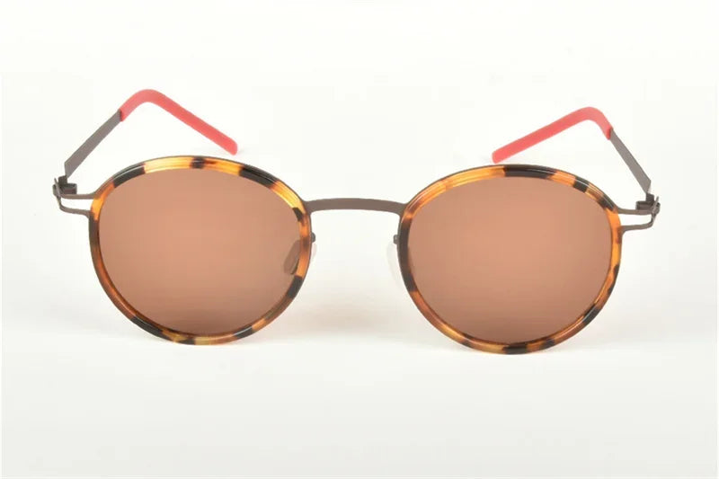 Germany Brand Polarized Sunglasses Men Women Round Driving Outdoor Glasses Frame UV Protect Sun Glasses Optical Eyeglasses Gafas