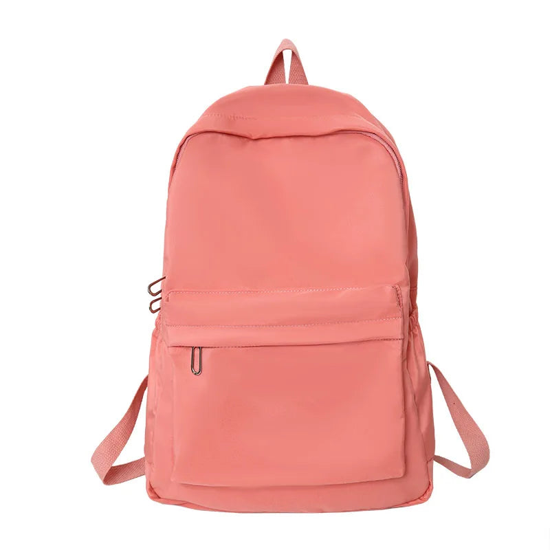 Customized New School Bags Personalized Name Embroidery Large Capacity Nylon Student Backpack Adult Children Travel Bags
