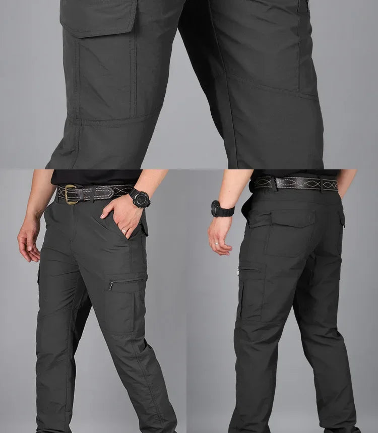 Summer Cargo Pants Men Army Military Tactical Jogger Trekking Hiking Mountain Work Tourism Trousers Streetwear