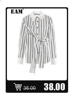 [EAM] Women Black Mesh Irregular Fish Spliced Big Size Blazer New Lapel Long Sleeve Jacket Fashion Spring Autumn 2026 CPG2902