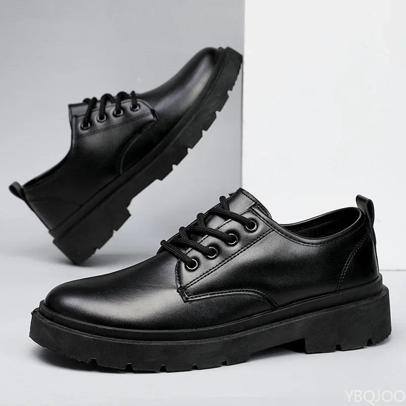 Men Business Shoes Spring Autumn New Formal Leather Shoes Casual Fashion Sports Shoes Social Elegance Trendy Flat Shoes Zapatos