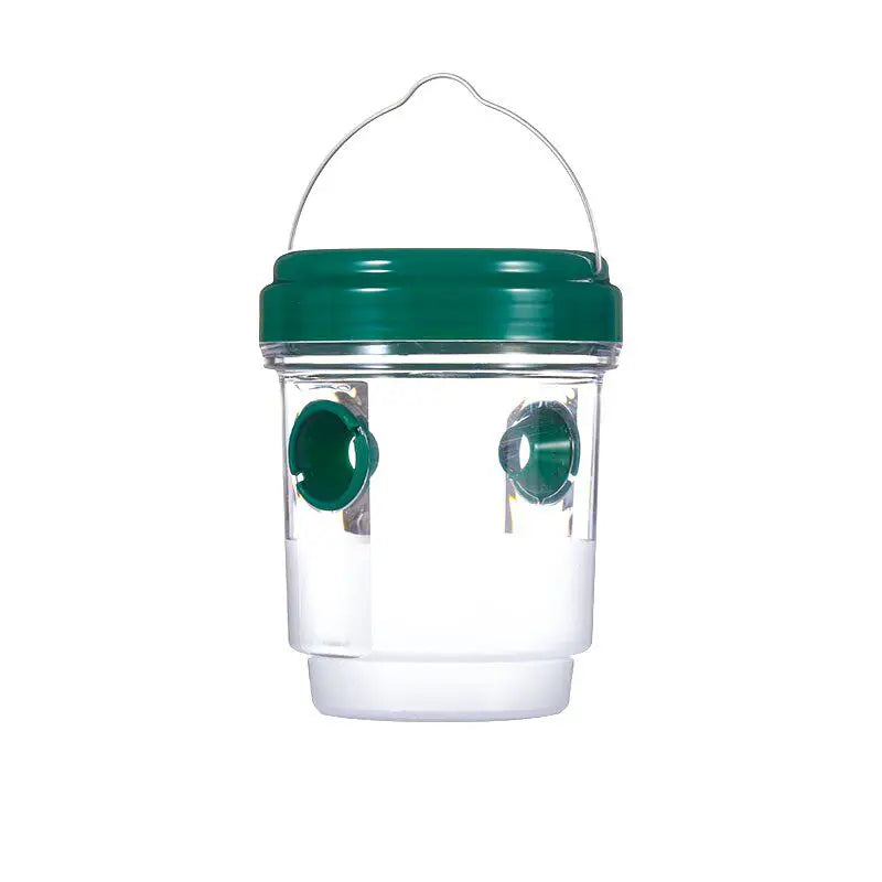 Reusable Fly Traps Outdoor Hanging Wasp Killer with UV LED Light Flying Insect Bee Killer for Indoor Outside Patio Home