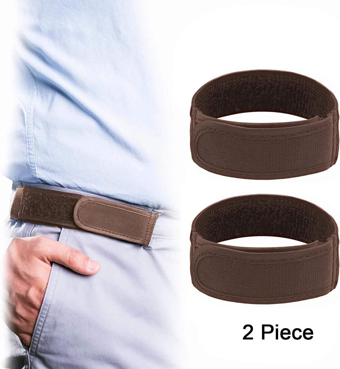 Buckle Free Waist Belts for Men Women Ultra-soft Elastic Comfort Design Stylish No Buckle Belt Fashion Unisex Comfort Waistband