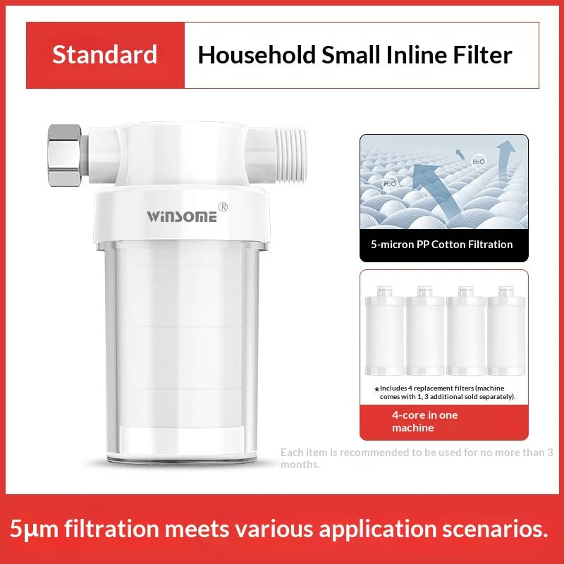 Water Heater Filter Washing Machine Pre-filter Tap Water Faucet Water Purifier Shower Bath Filter Cartridge PPF Cotton