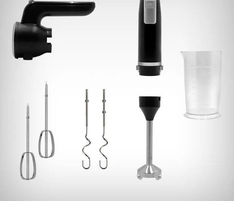 Manual Hand Blender 800 Peak Watt 1 Speed Immersion Blender And 7 Speed Hand Mixer Easy Glide Hand Blender Electric 600ml