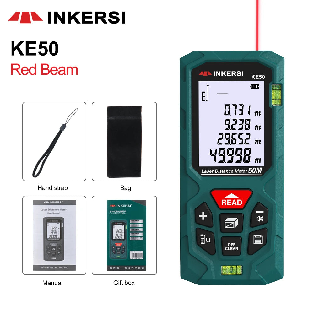Laser Distance Meter Digital Rangefinder Roulette Trena Measuring Tape Construction Tool Laser Tape Measure Range Finder