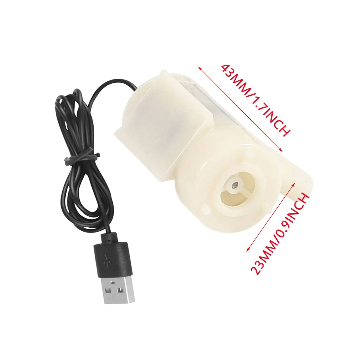USB Submersible Pump Silent Micro Water Pump 3V 5V DC Low-voltage Portable Water Pump Suitable for Fish Tank Fountain Aquariums