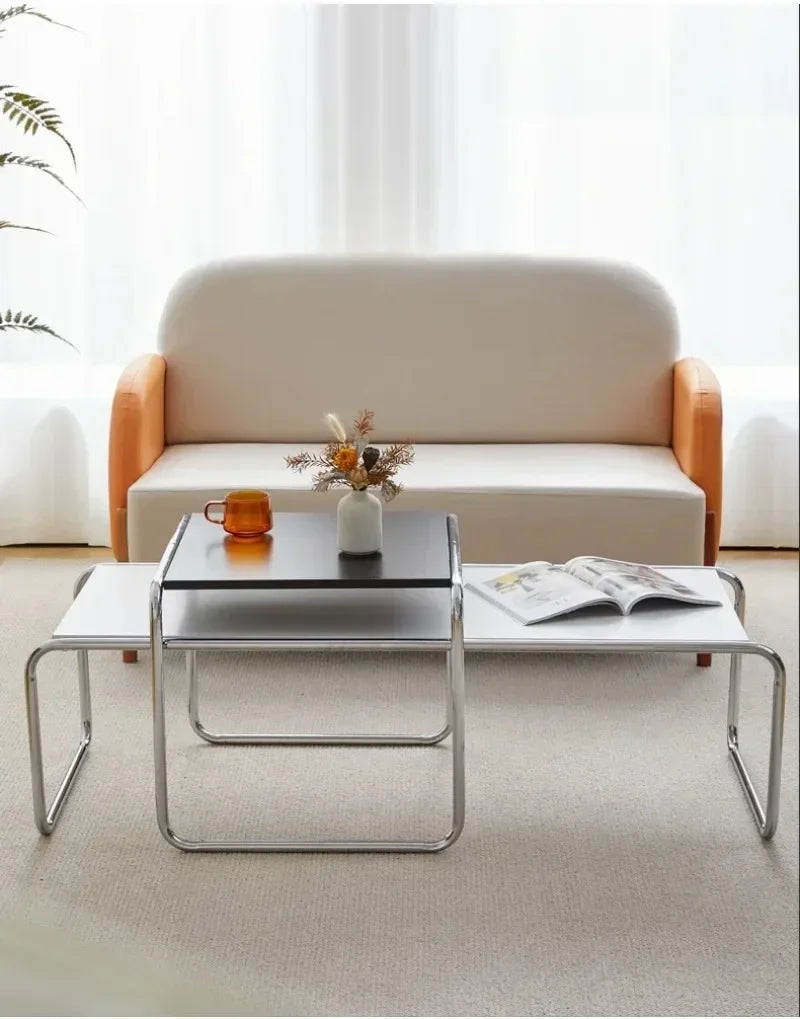 Living Room Sedentary Coffee Table Modern Design Metal Unique Coffee Table Advanced Sense Nordic Mesa Centro Home Furniture